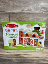 NEW Melissa & Doug GO Tots Wooden Barnyard Tumble with 4 Disks