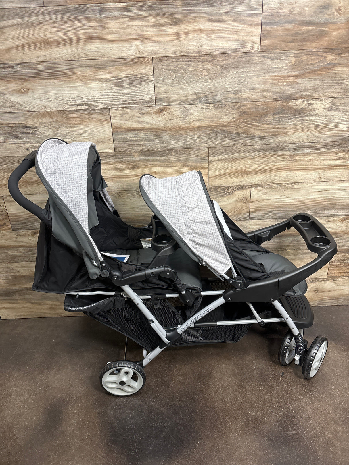 NEW Graco DuoGlider Click Connect Double Stroller in Glacier