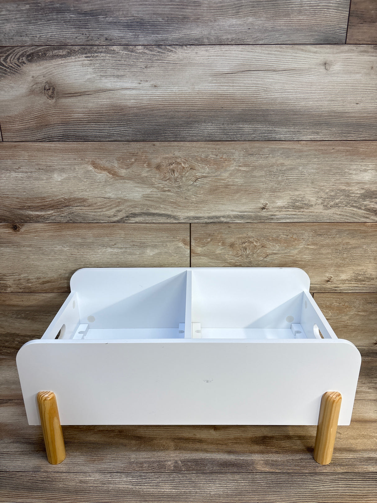 Sprirch Wooden Book Display Shelf, WHite