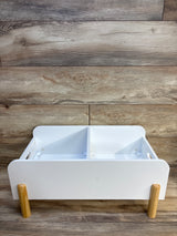 Sprirch Wooden Book Display Shelf, WHite