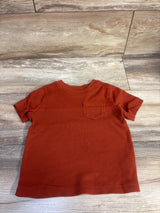 Wonder Nation Long Sleeve Waffle Knit Shirt Rust sz 3T
