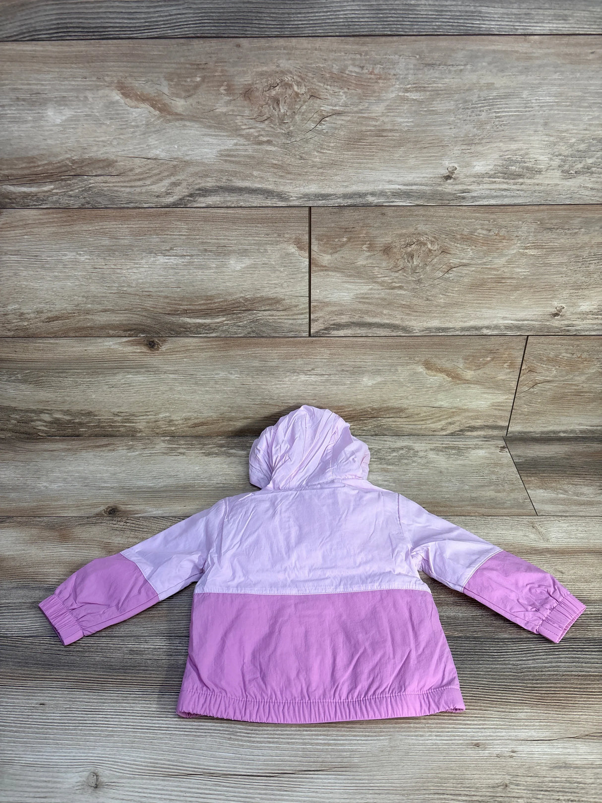 NEW Cat & Jack Colorblock Full Zip Windbreaker Jacket Purple sz 12m