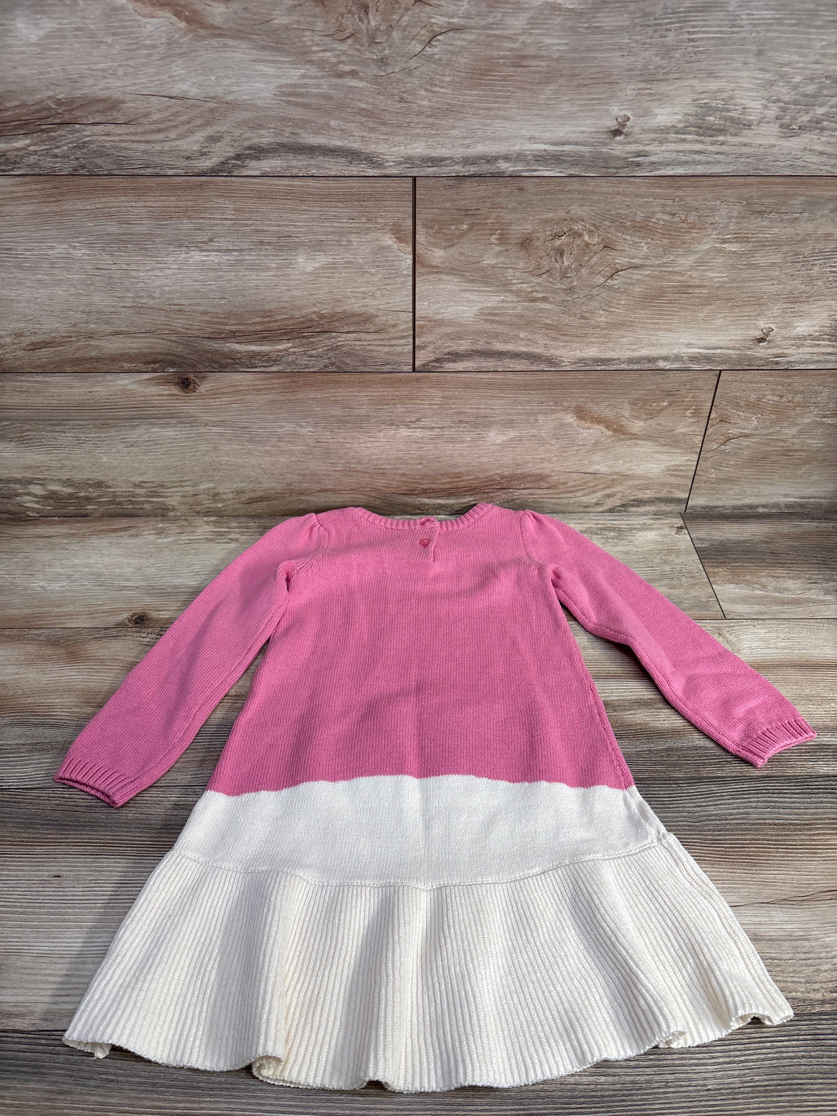 NEW Gymboree Embroidered Polar Bear Sweater Dress Bear Hugs Pink