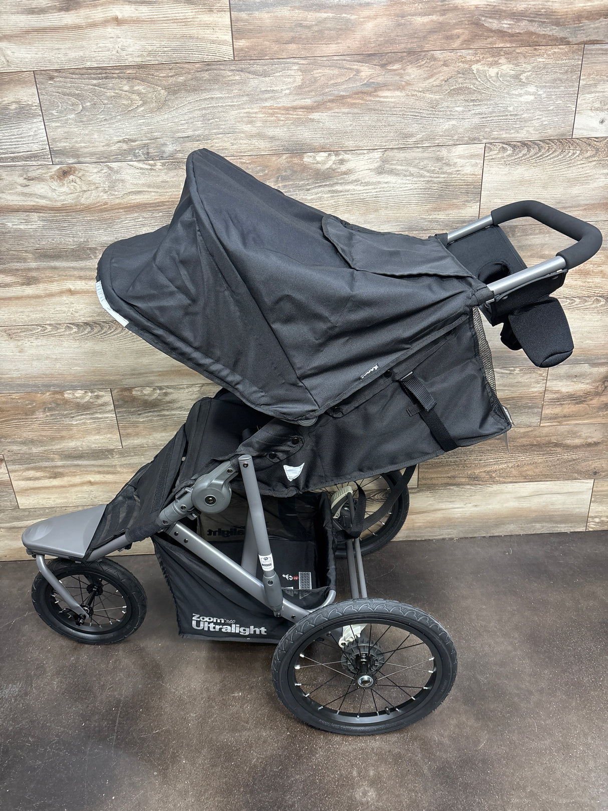 Joovy Zoom360 Ultralight Jogging Stroller in Black