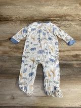 Milkberry Animal Print Footie White sz 0-3m