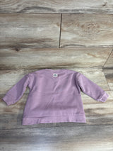 Summer in May Oversized Organic Sweatshirt Star Purple sz 12-18m