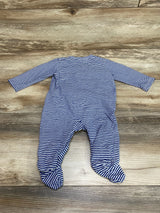 Rachel Zoe Striped Footed Coverall Blue sz 3-6m