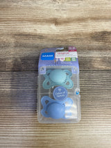 NEW MAM 2pk Original Pacifiers 0-6m, Blue