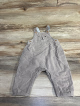 H&M Cord Bear Overalls Taupe sz 6-9m