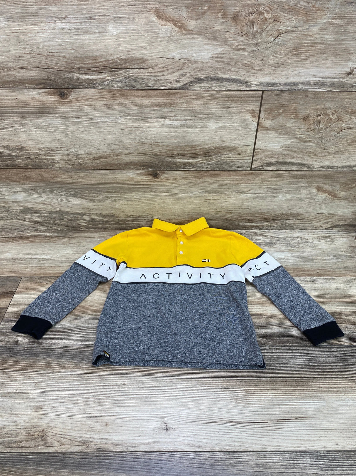 Mayoral Polo 'Activity' Shirt Yellow sz 5T