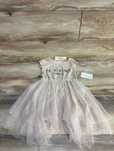 NEW Mia Joy "Je T'aime Paris" Feya Dress In Sand sz 3T - Me n Mommy To Be