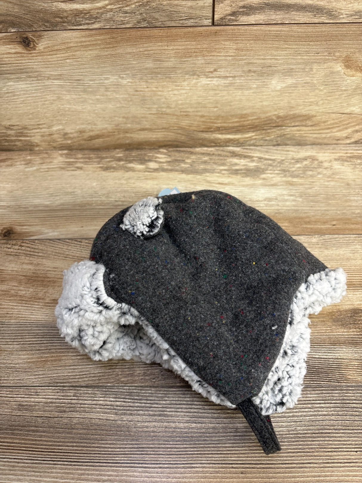 NEW Cat & Jack Sherpa Lined Winter Hat Grey sz 2T-5T