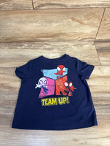 Marvel Spidey and his Amazing Friends Shirt Navy sz 18-24m