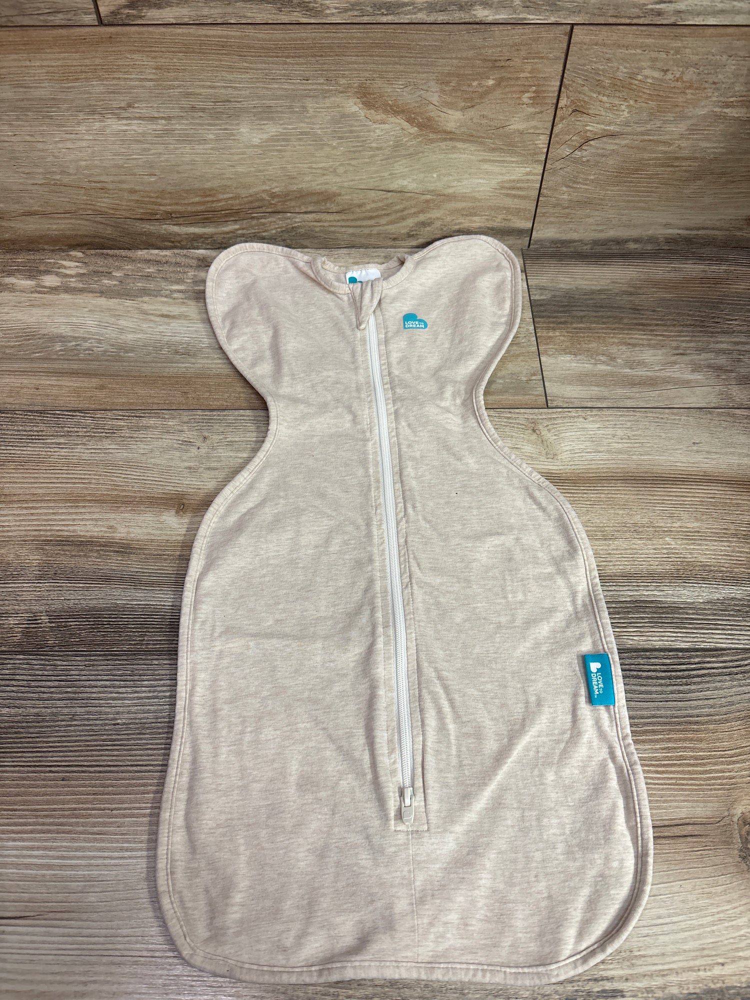 Love To Dream Swaddle Up Stretch Cotton Beige sz Small/Newborn
