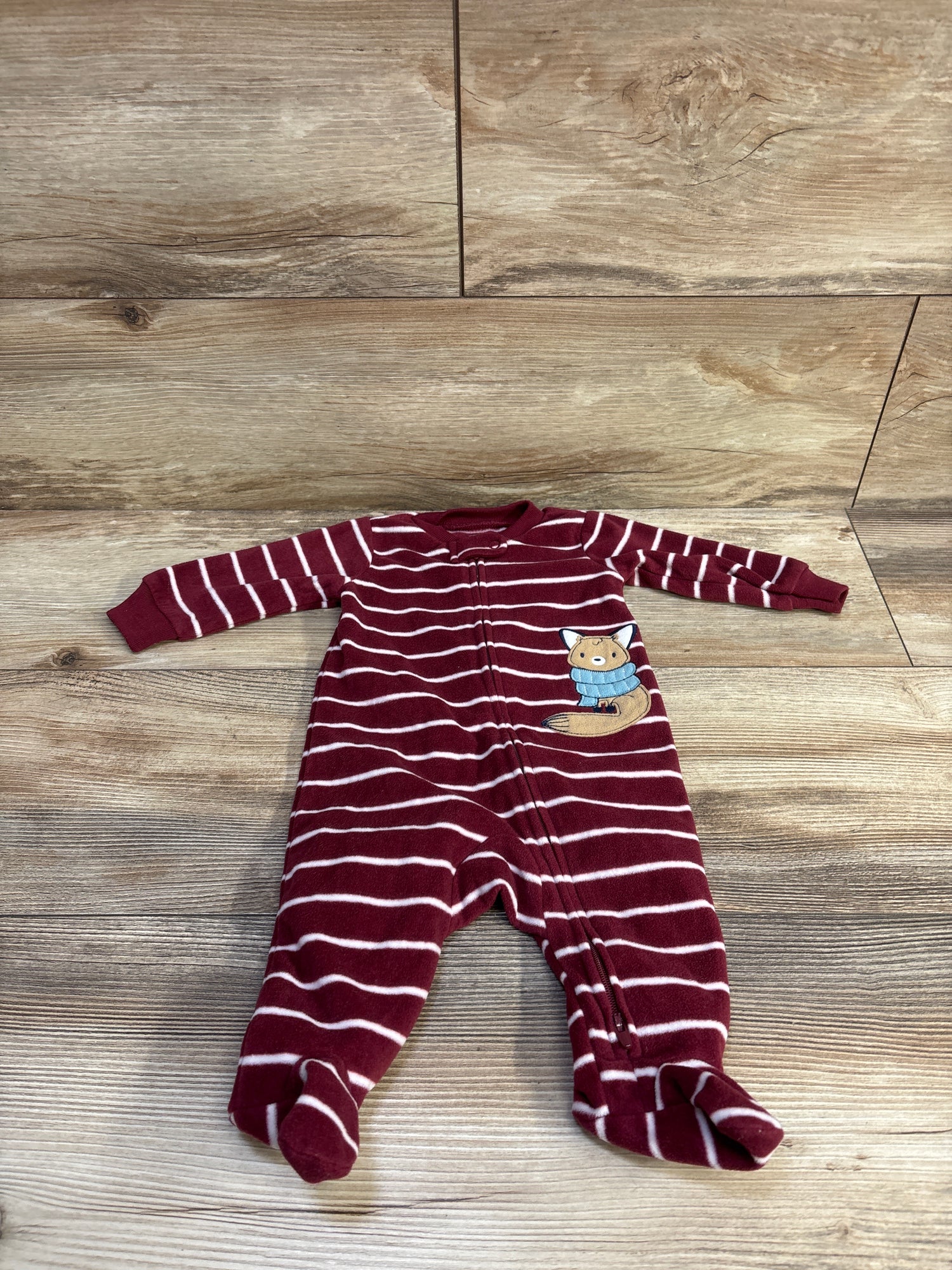 Carter's Blanket Sleeper Maroon sz 3m