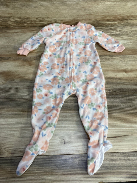 Chick Pea Floral Sleeper White sz 12m - Me n Mommy To Be