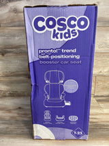 NEW Cosco Kids Pronto Trend Belt-Positioning Booster Car Seat in Sonic Diamonds 40-100LBS