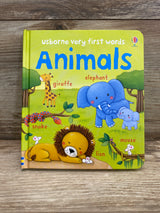 Usborne Very First Words Animals Board Book