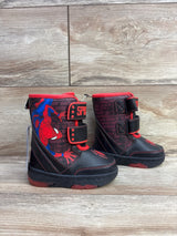 NEW Marvel Spider-Man Light-Up Winter Boots Black sz 7c
