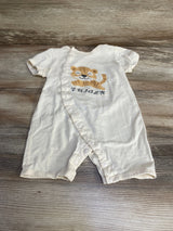 Tiger Shortie Romper Cream sz 12-18m