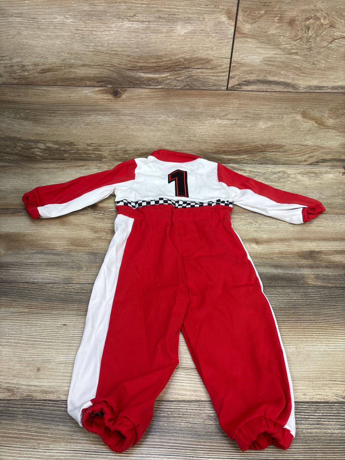 Idopip Race Car Driver Coverall Costume Red sz 9-12m
