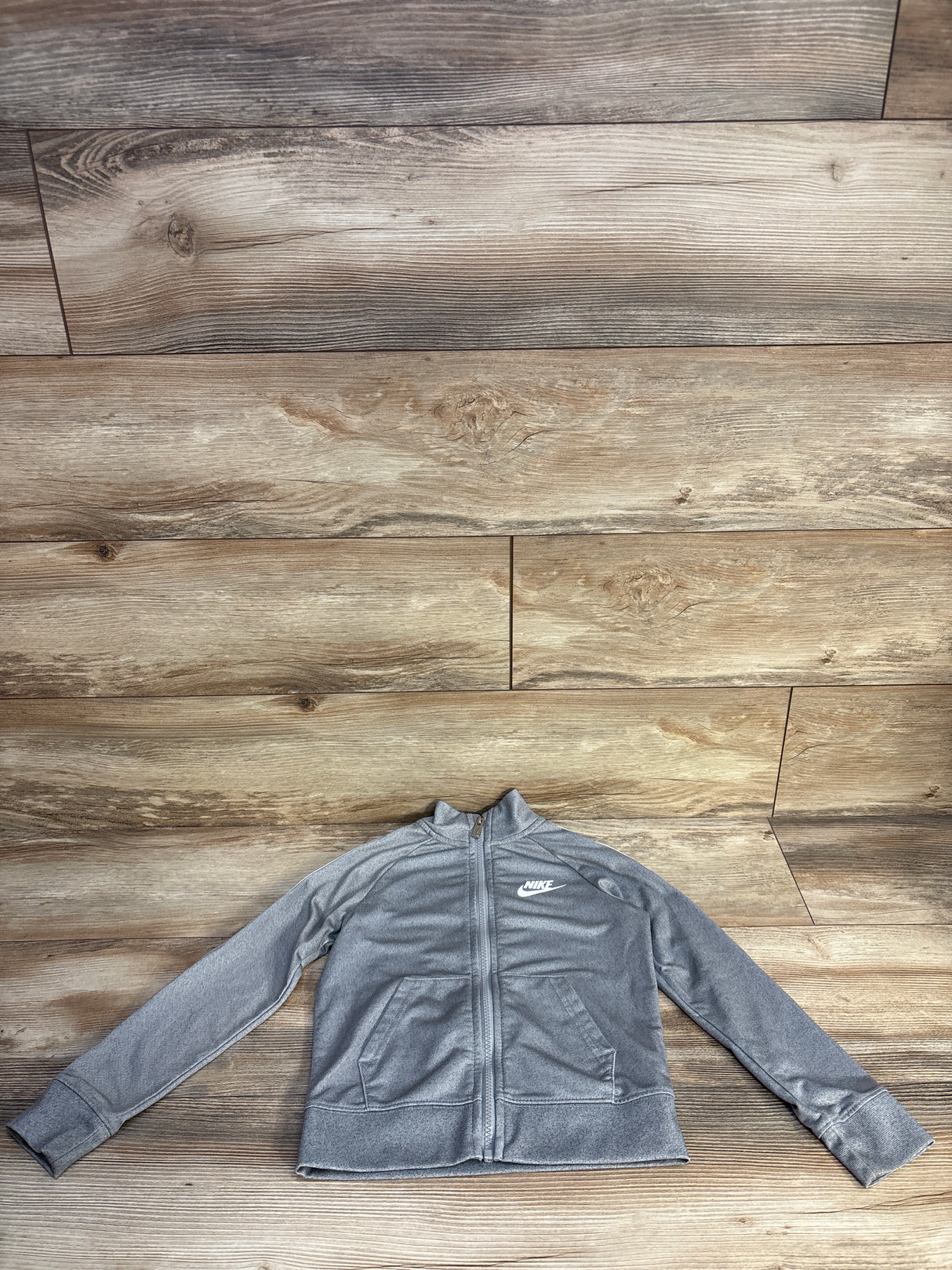 Nike Full Zip Taped Track Jacket Grey sz 5T
