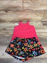 NEW Children's Place 2pc Floral Tank Top & Shorts Set Pink sz 5T