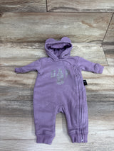 Baby Gap x Disney Minnie Mouse Hooded Coverall Purple sz Newborn