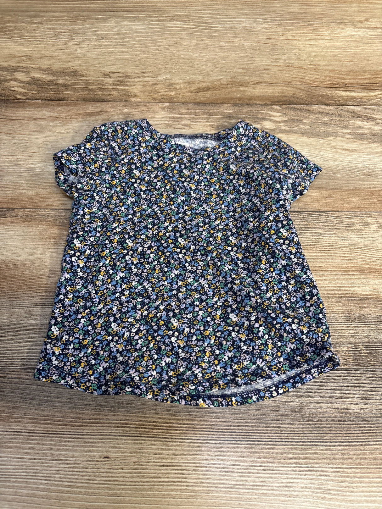 Old Navy Floral Shirt Navy sz 4T - Me n Mommy To Be