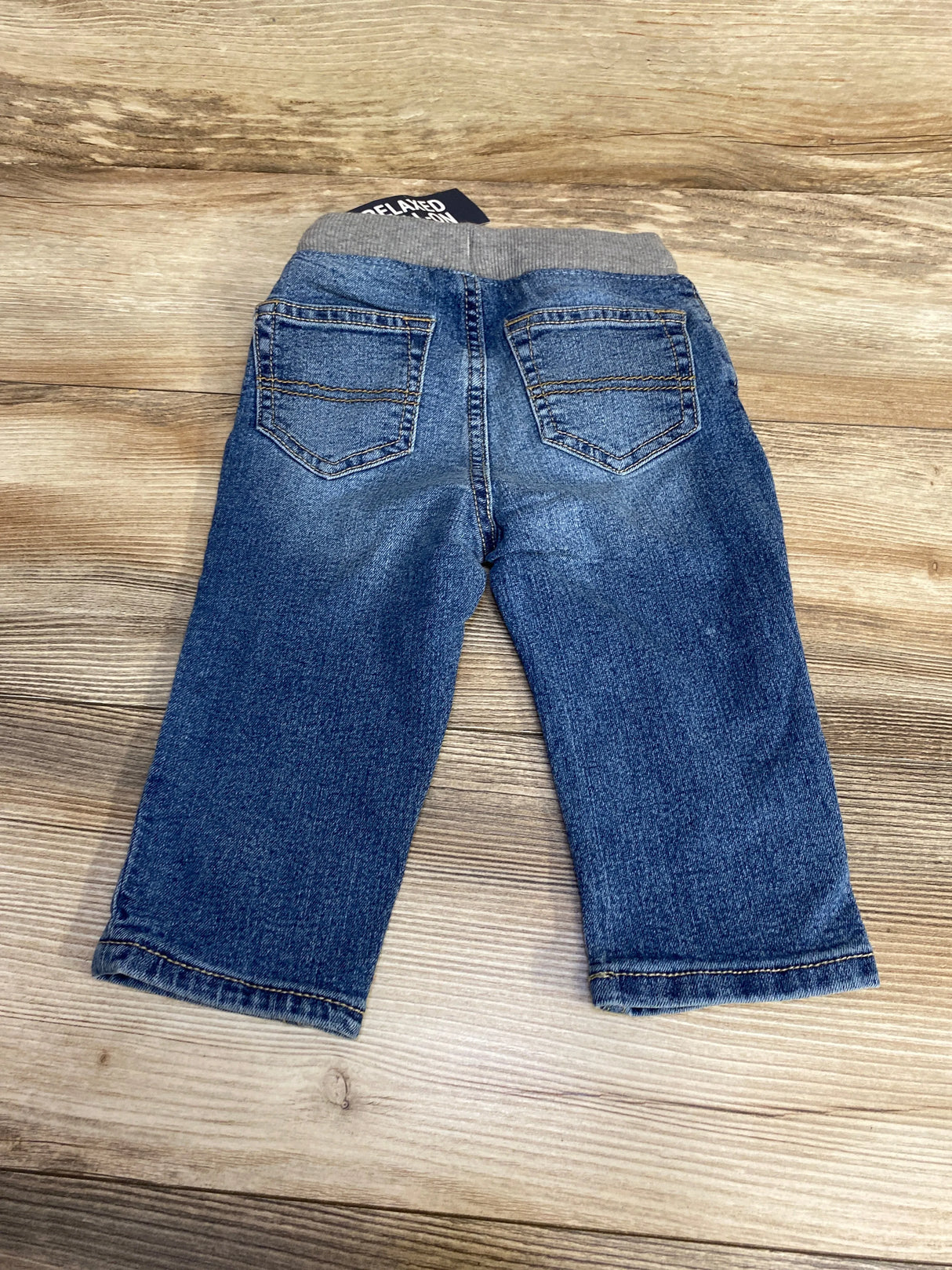 NEW Oshkosh Drawstring Jeans Blue sz 12m - Me n Mommy To Be