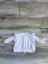 Baby Gear Velour Button-Up Jacket Pink sz 0-3m