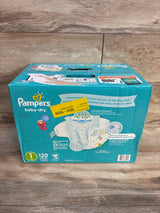 NEW Pampers Baby-Dry Diapers, Size 1 120ct.