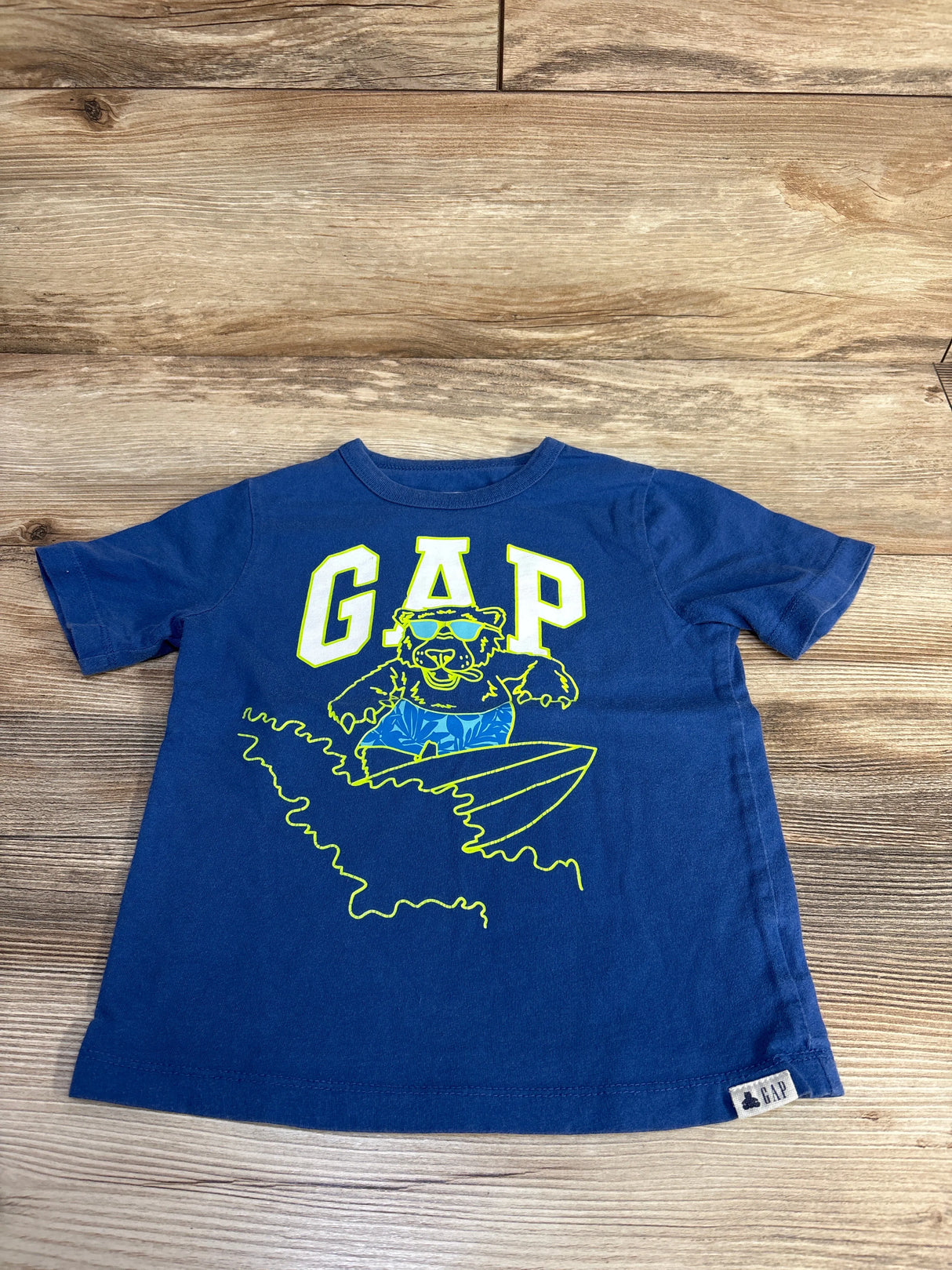 Baby Gap Logo Shirt Blue sz 4T