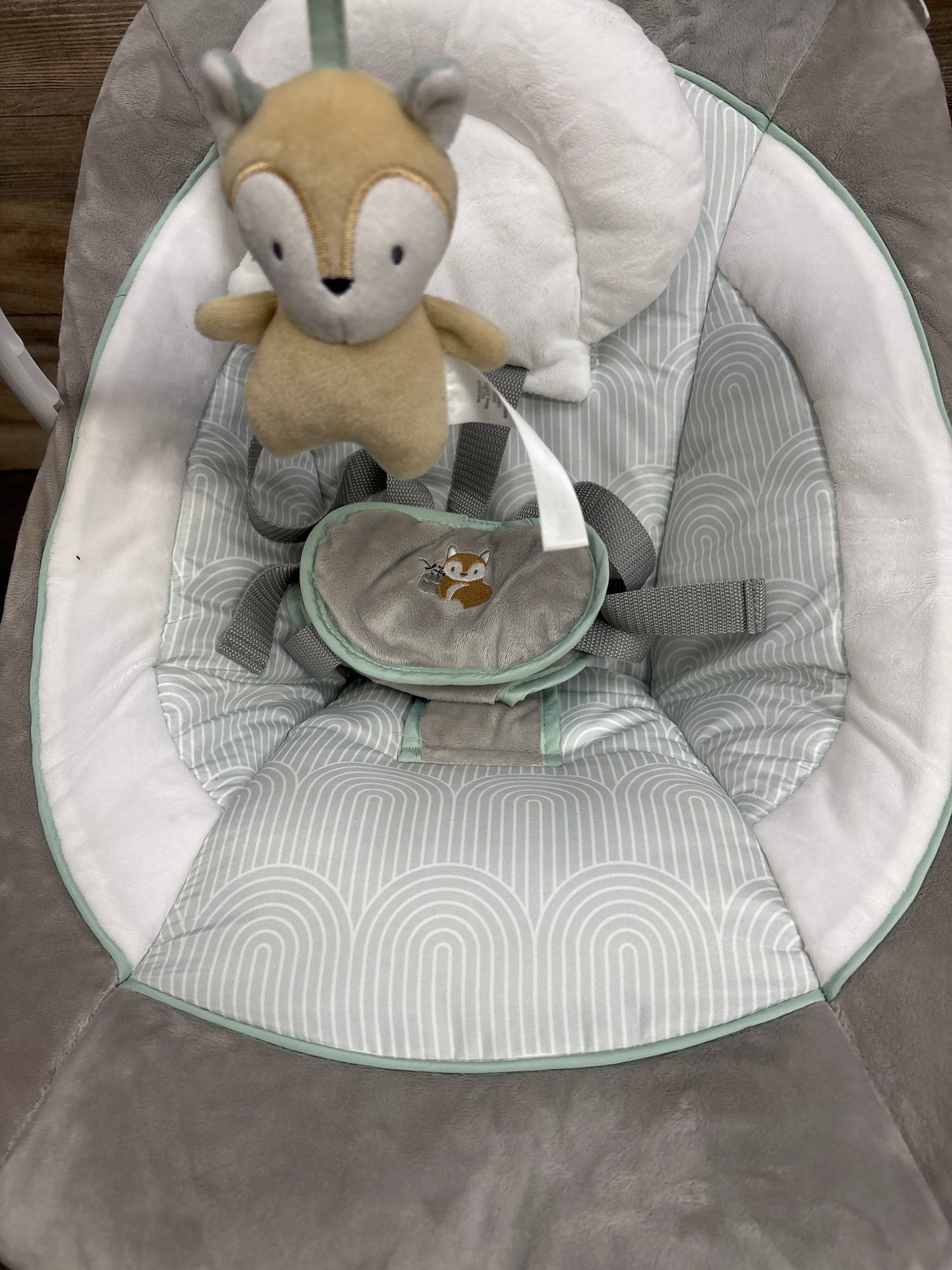Ingenuity Anyway Sway Portable Foldable Baby Swing in Ray