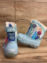 NEW Toddler Girls' Frozen Light-Up Winter Snow Boots sz 8c