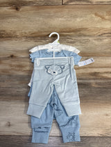 NEW Carter's 4pc Bodysuit & Pant Set White sz 3m