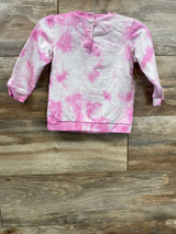 Cotton On Baby Tie-Dye Barbie Sweatshirt Pink sz 12-18m