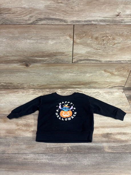 Black Jumping Beans x Disney Stitch Happy Halloween baby pullover sweatshirt, size 9m