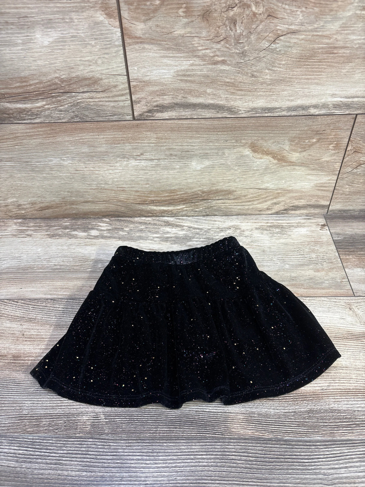 Jumping Beans Glitter Velvet Skort Black sz 18m