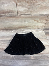 Jumping Beans Glitter Velvet Skort Black sz 18m