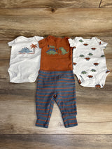 Carter's 4pc Dinosaur Bodysuit Set sz 3m - Me n Mommy To Be