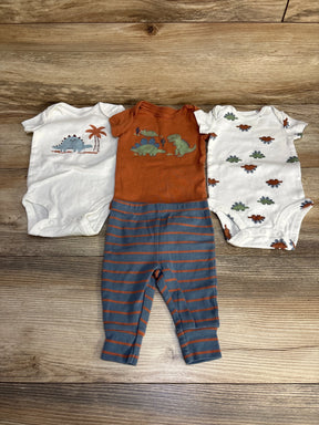 Carter's 4pc Dinosaur Bodysuit Set sz 3m - Me n Mommy To Be