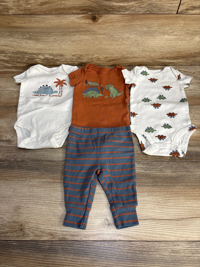 Carter's 4pc Dinosaur Bodysuit Set sz 3m - Me n Mommy To Be