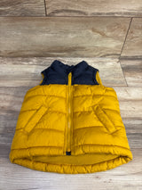 Old Navy Puffer Vest Yellow sz 18-24m