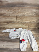 Marvel Spider-Man 2pc Sweatshirt & Joggers Set Grey sz 3T