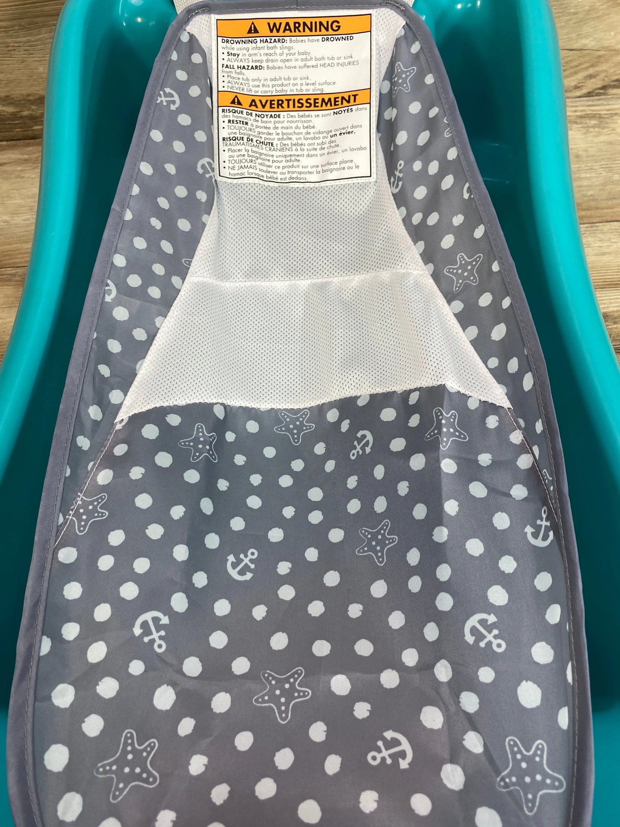 The First Years Bathtub w/ Sling Sure Comfort Teal