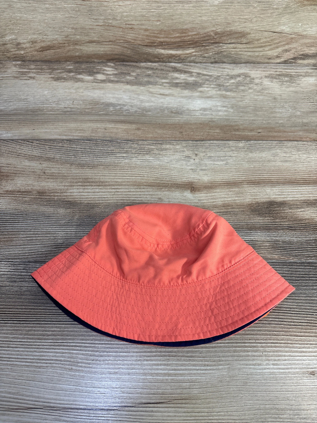 NEW Just One You Reversible Bucket Hat Coral/Navy sz 6-12m