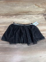 NEW Cat & Jack Glitter Tutu Skirt Black sz 2T