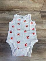 NEW Baby Gap Crab Print Tank Bodysuit White sz 6-12m