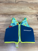 SwimSchool Youth Swim Training Vest Blue Dino Age 4-6